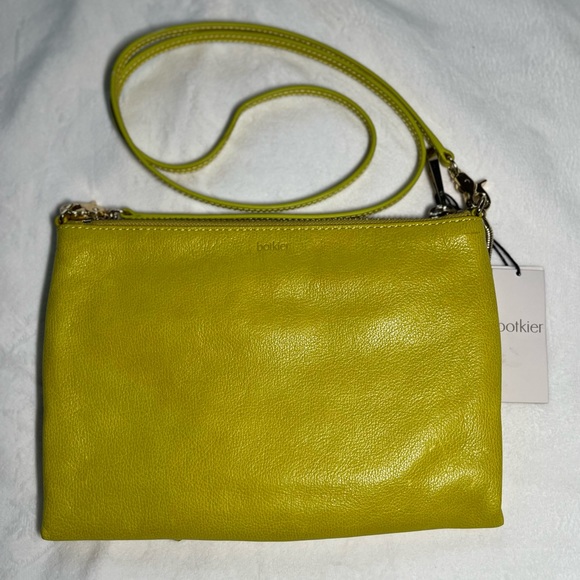 NWT Botkier Legacy Mini Convertible Citron Yellow Crossbody Bag - Picture 6 of 10